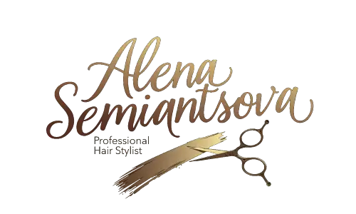 Logo - Alena Semantsova - Fryzjer Warszawa, salon fryzjerski Warszawa